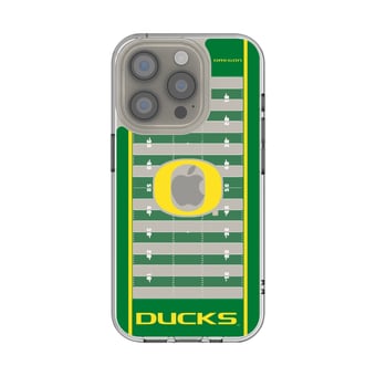 Oregon Ducks iPhone Clear Football Field Design Case
