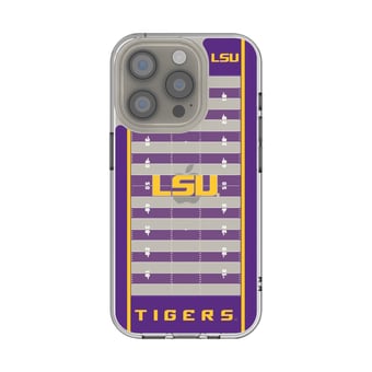LSU Tigers iPhone Clear Football Field Design Case