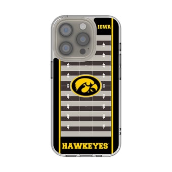 Iowa Hawkeyes iPhone Clear Football Field Design Case