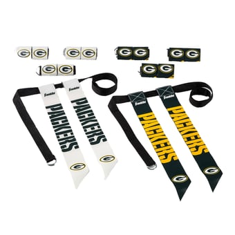 Youth Franklin Sports Green Bay Packers NFL Flag Football Set