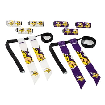 Youth Franklin Sports Minnesota Vikings NFL Flag Football Set