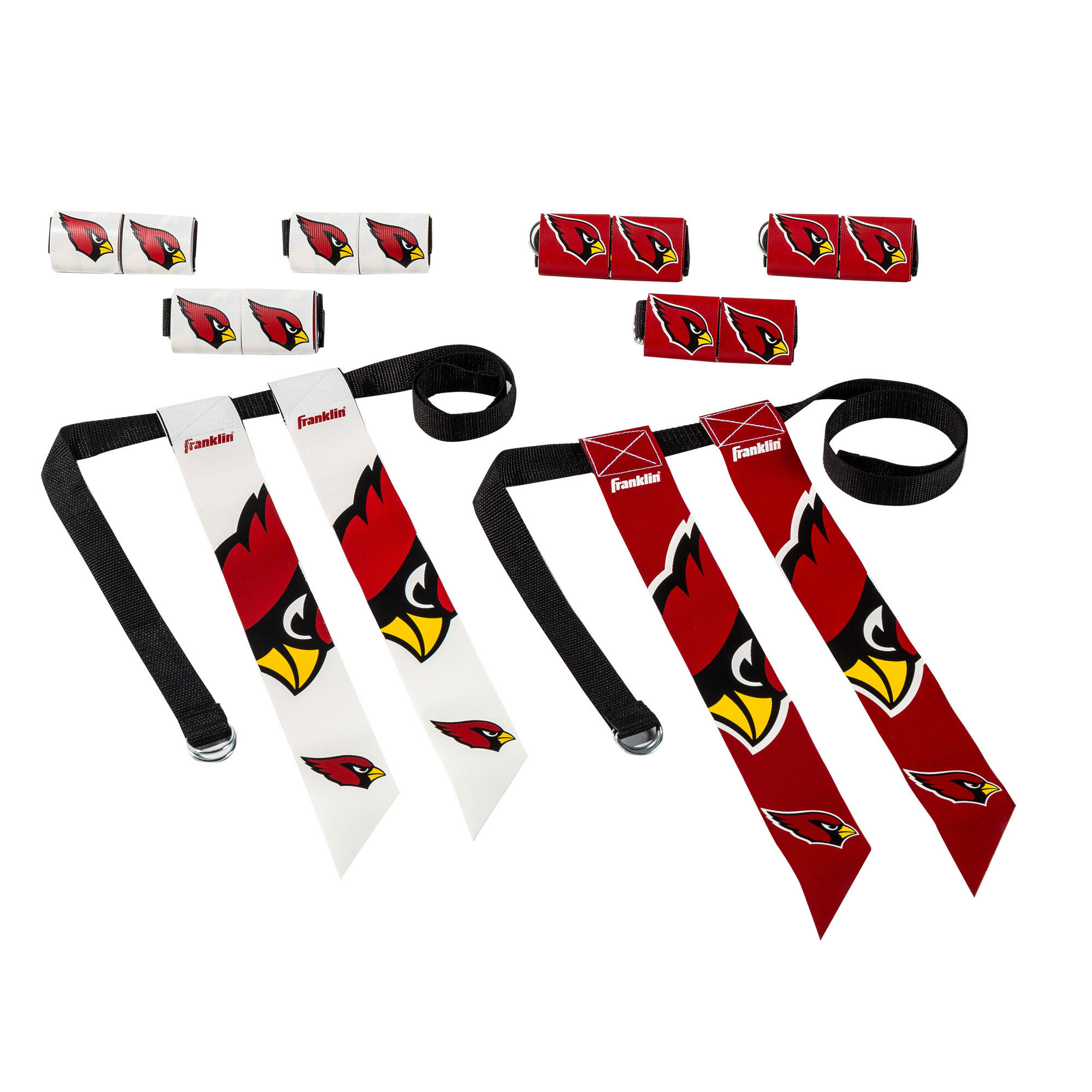 Youth Franklin Sports Arizona Cardinals NFL Flag Football Set