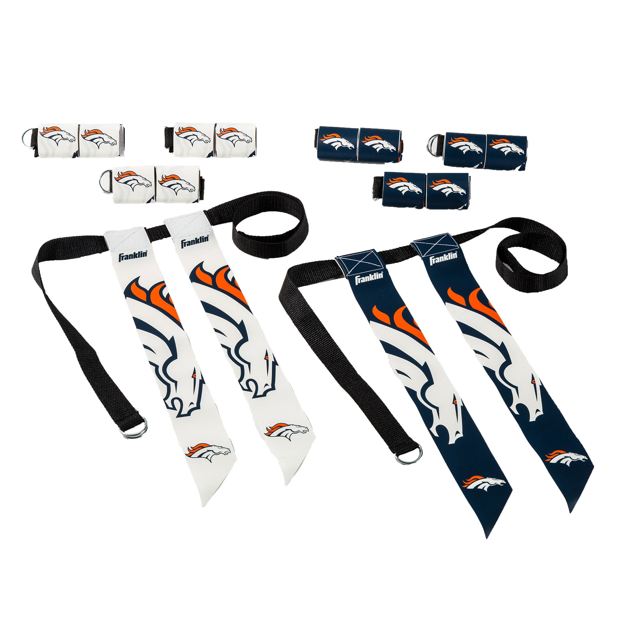 Youth Franklin Sports Denver Broncos NFL Flag Football Set