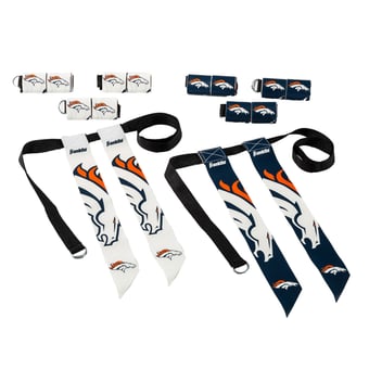 Youth Franklin Sports Denver Broncos NFL Flag Football Set