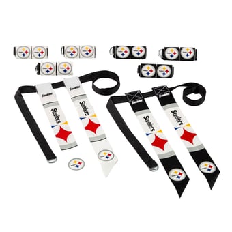 Youth Franklin Sports Pittsburgh Steelers NFL Flag Football Set