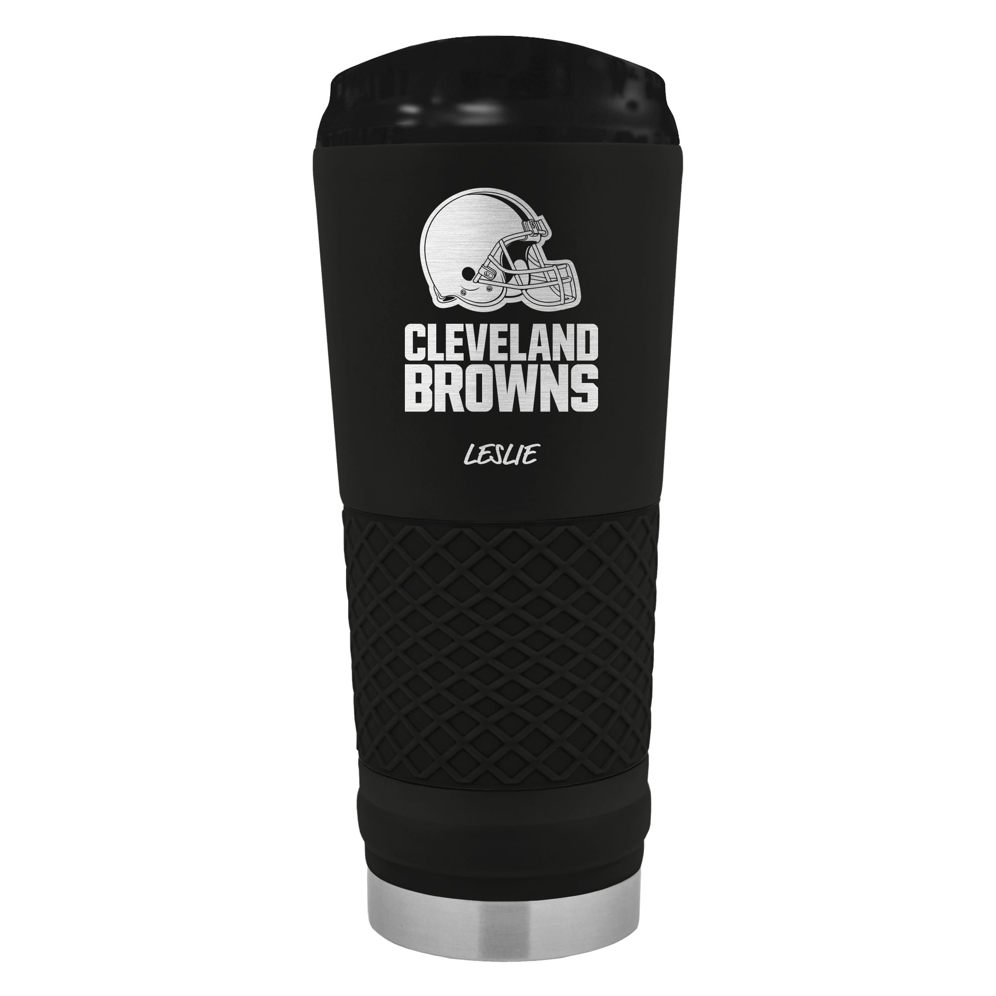 Black Cleveland Browns 24oz. Personalized Stealth Draft Beverage Cup