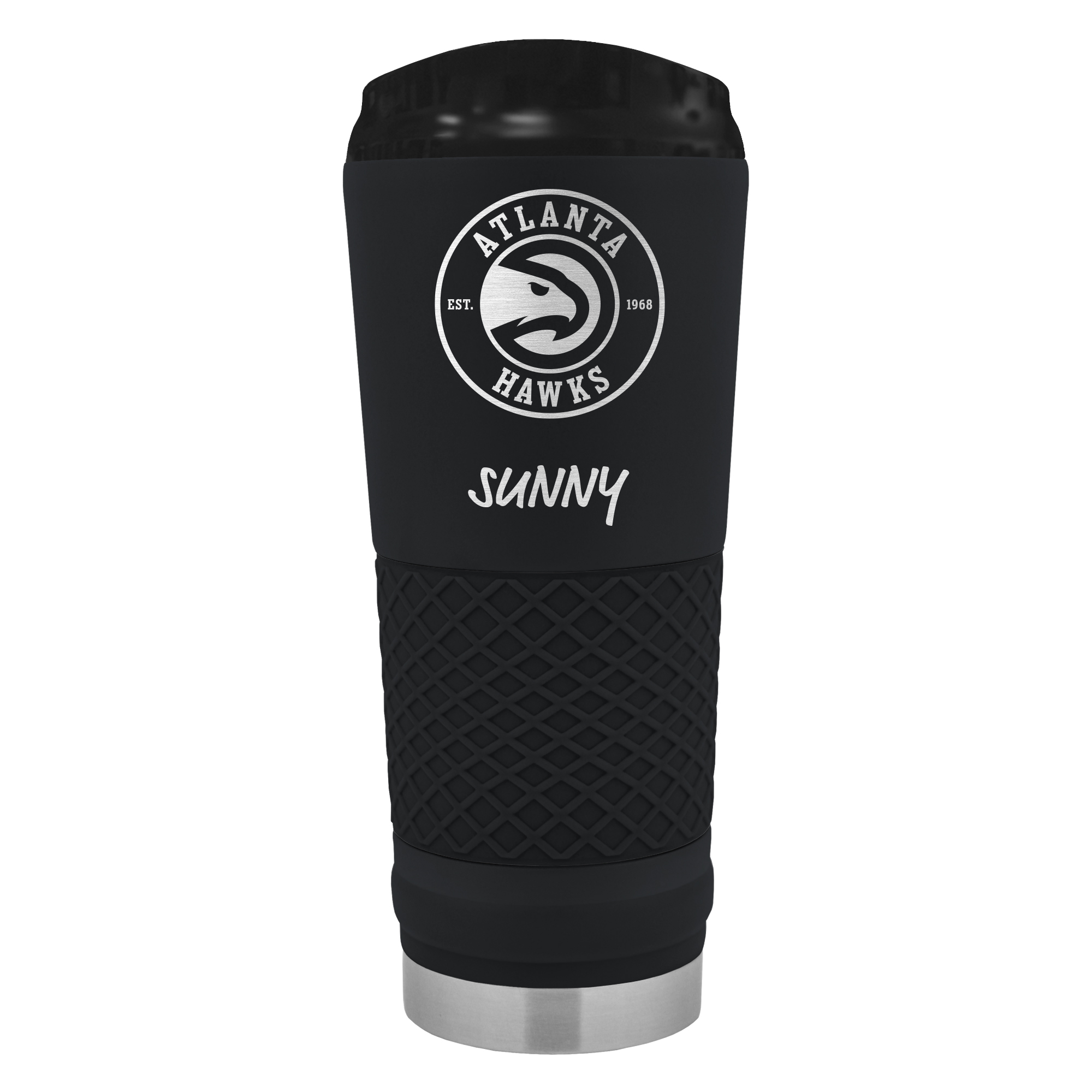Black Atlanta Hawks 24oz. Personalized Stealth Draft Beverage Cup