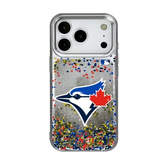 Toronto Blue Jays Glitter Confetti iPhone Case