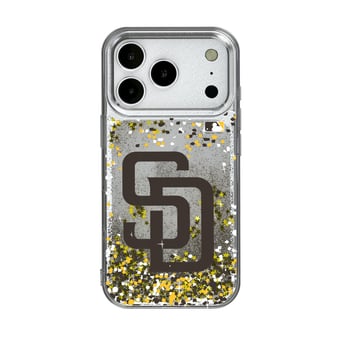 San Diego Padres Glitter Confetti iPhone Case