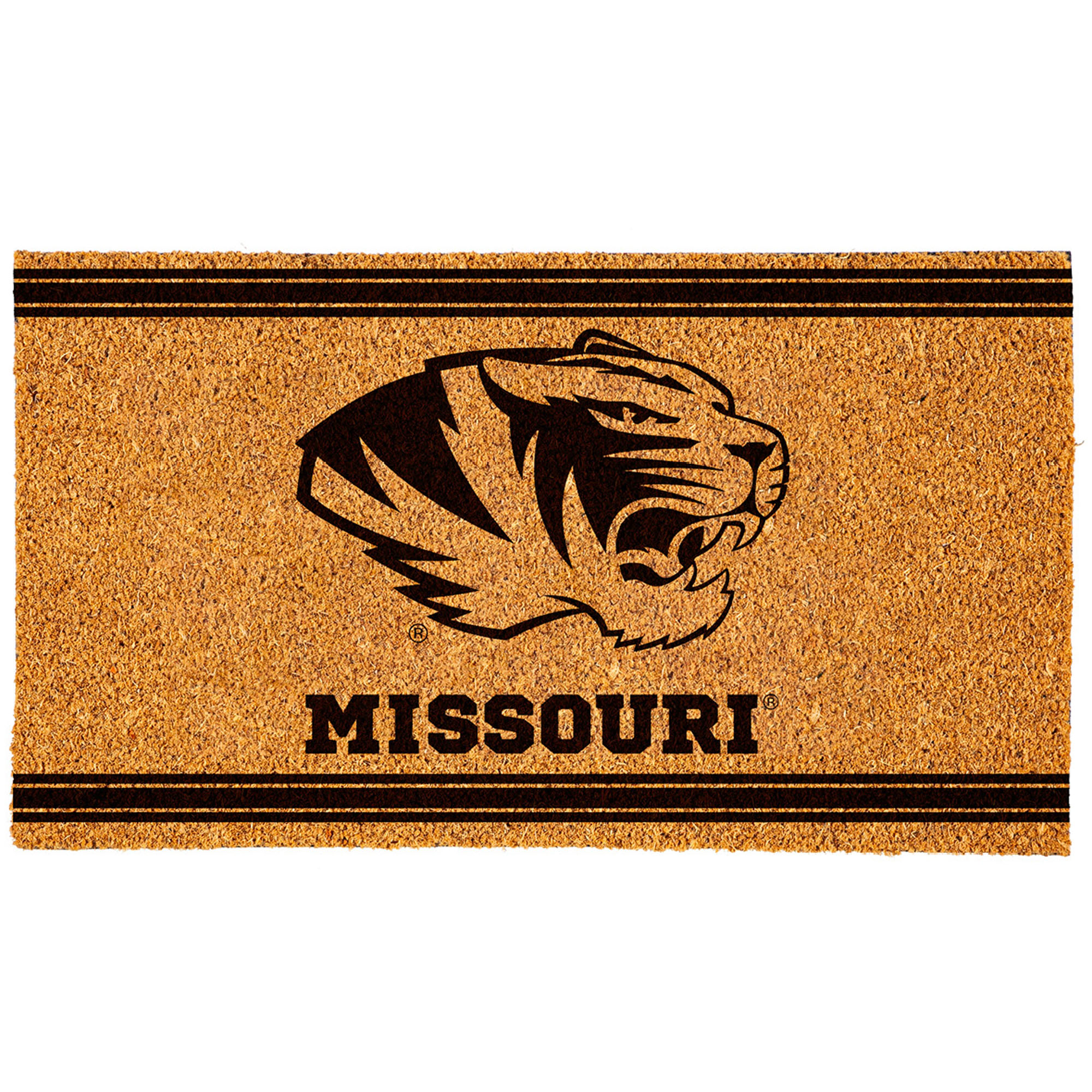 Missouri Tigers 16" x 28" Logo Turf Mat