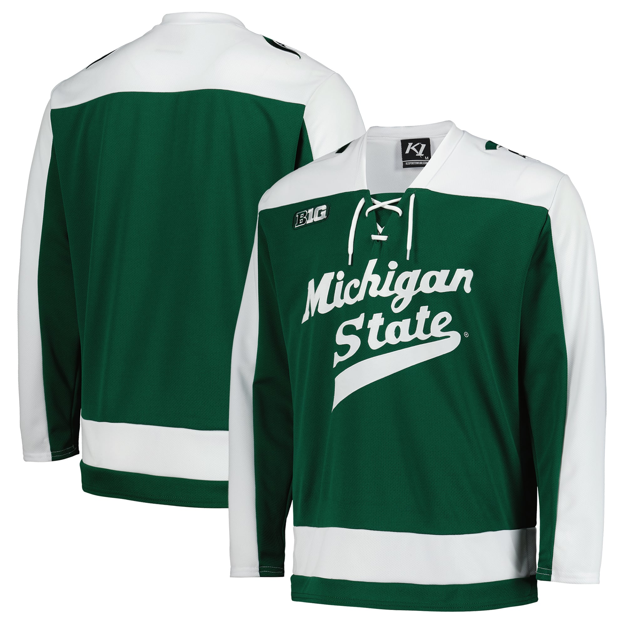 Michigan State Spartans Replica Hockey Jersey - Green
