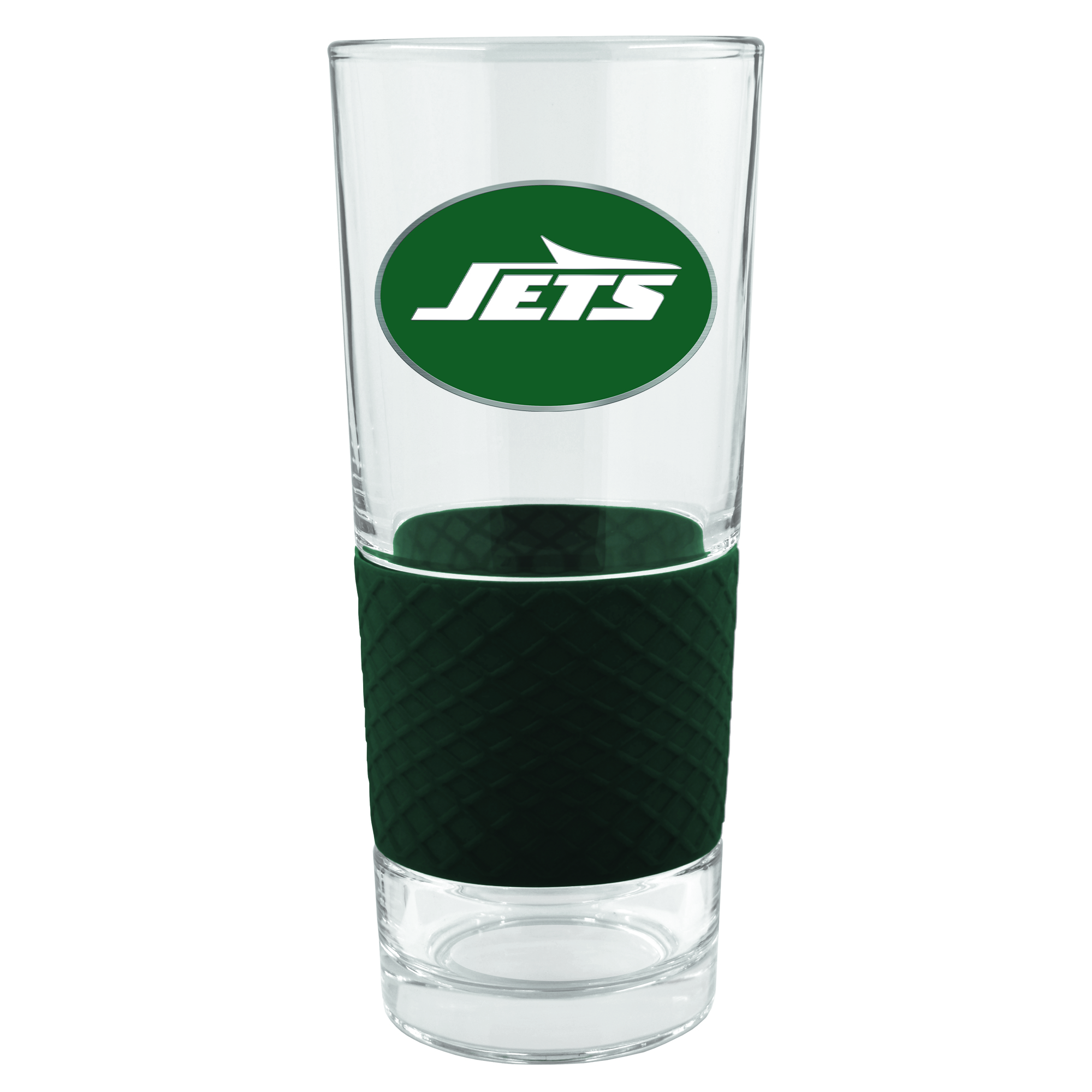New York Jets 22oz. Pilsner Glass with Silicone Grip