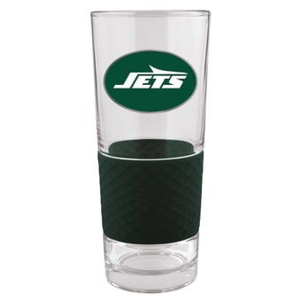 New York Jets 22oz. Pilsner Glass with Silicone Grip