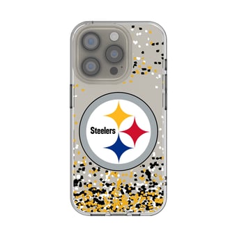 Pittsburgh Steelers iPhone Clear Case with Confetti Design