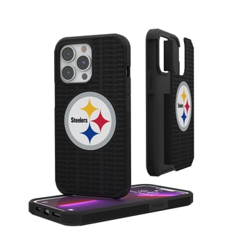 Pittsburgh Steelers iPhone Rugged Case with Text Design