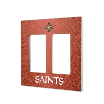 New Orleans Saints Football Design Double Rocker Light Switch Plate