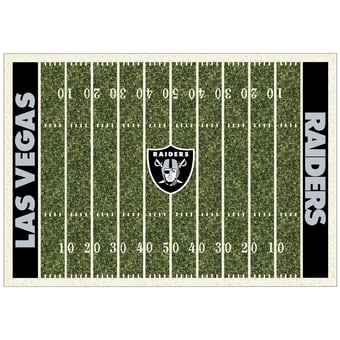 Imperial Las Vegas Raiders 5'4'' x 7'8'' Home Field Rug