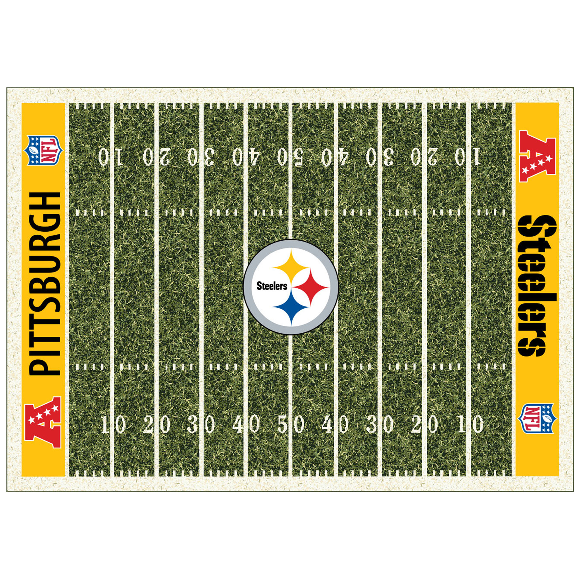 Imperial Pittsburgh Steelers 7'8'' x 10'9'' Home Field Rug