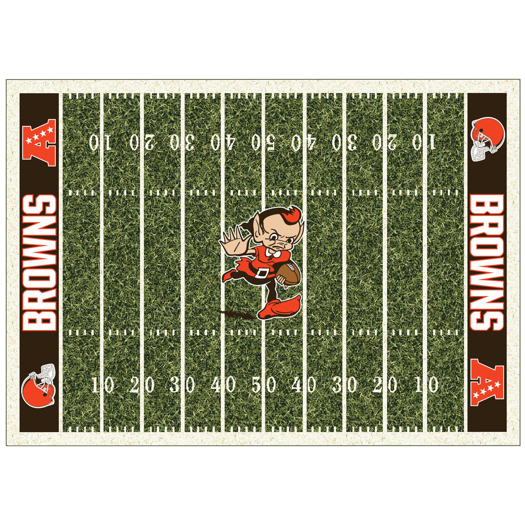 Imperial Cleveland Browns 7'8'' x 10'9'' Home Field Rug