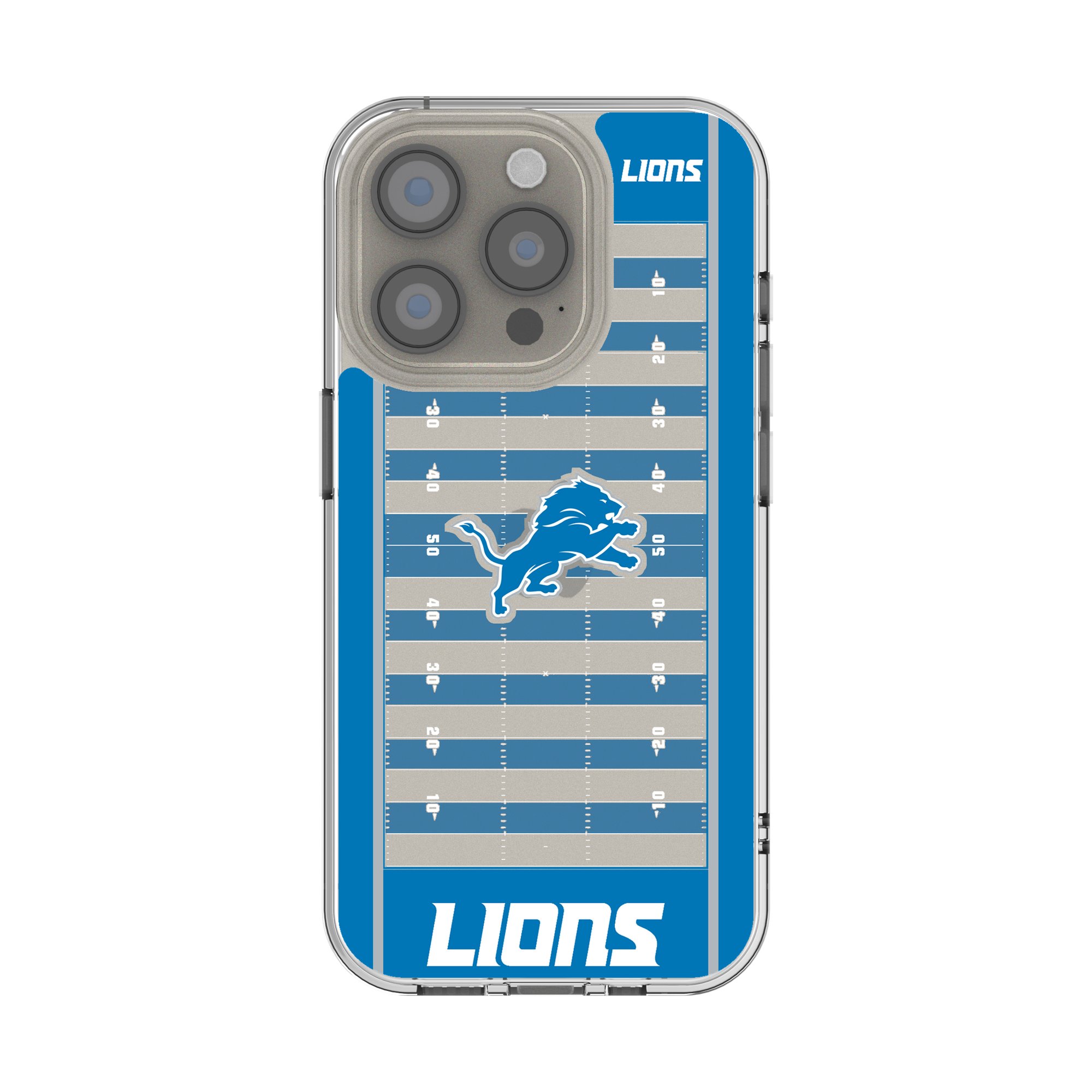 Detroit Lions iPhone Clear Field Design Case