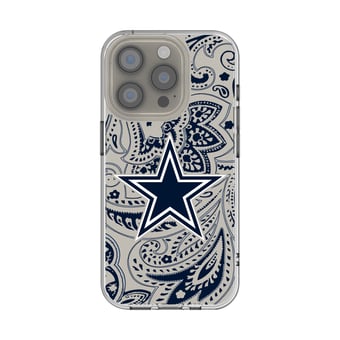 Dallas Cowboys iPhone Clear Paisley Design Case
