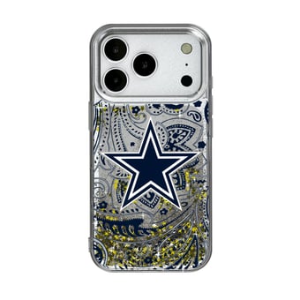 Dallas Cowboys iPhone Paisley Design Glitter Case
