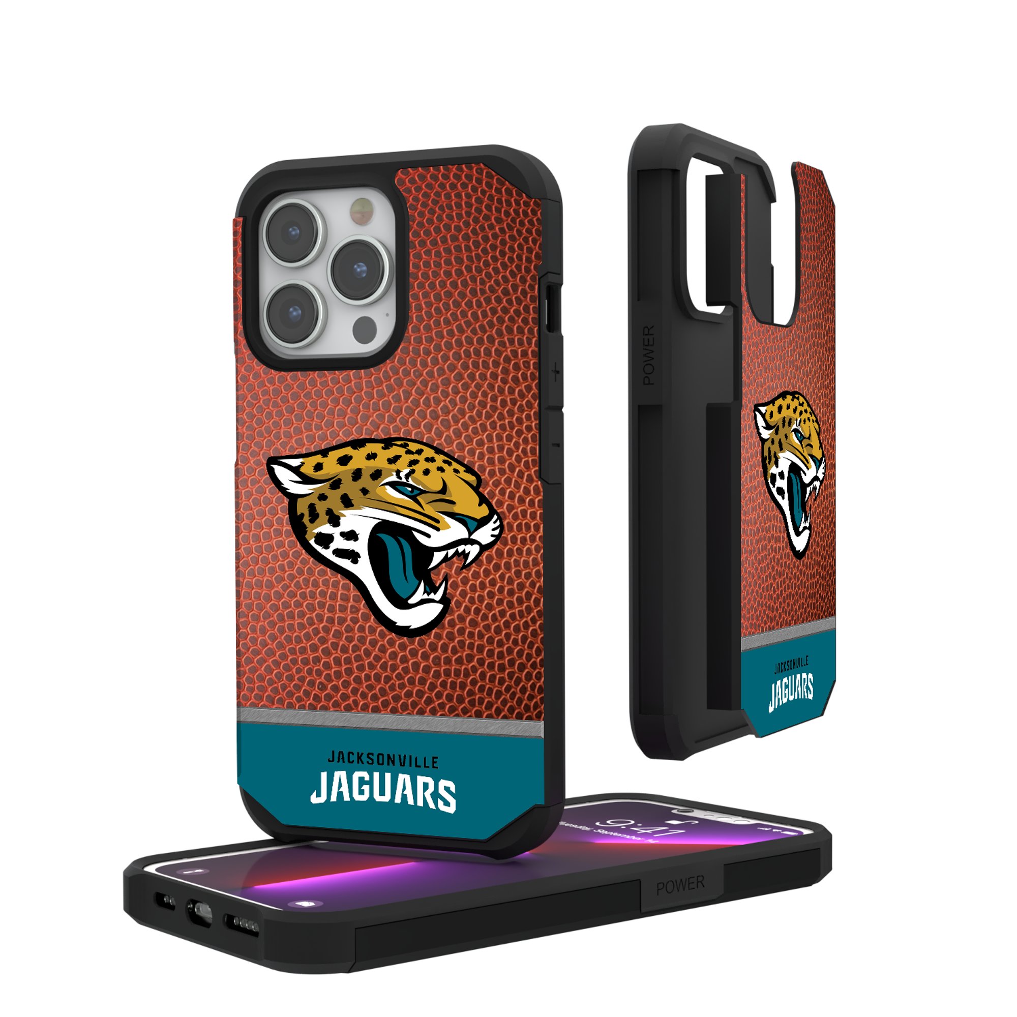 Jacksonville Jaguars iPhone Rugged Wordmark Design Case