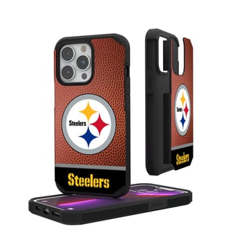 Pittsburgh Steelers iPhone Rugged Wordmark Design Case
