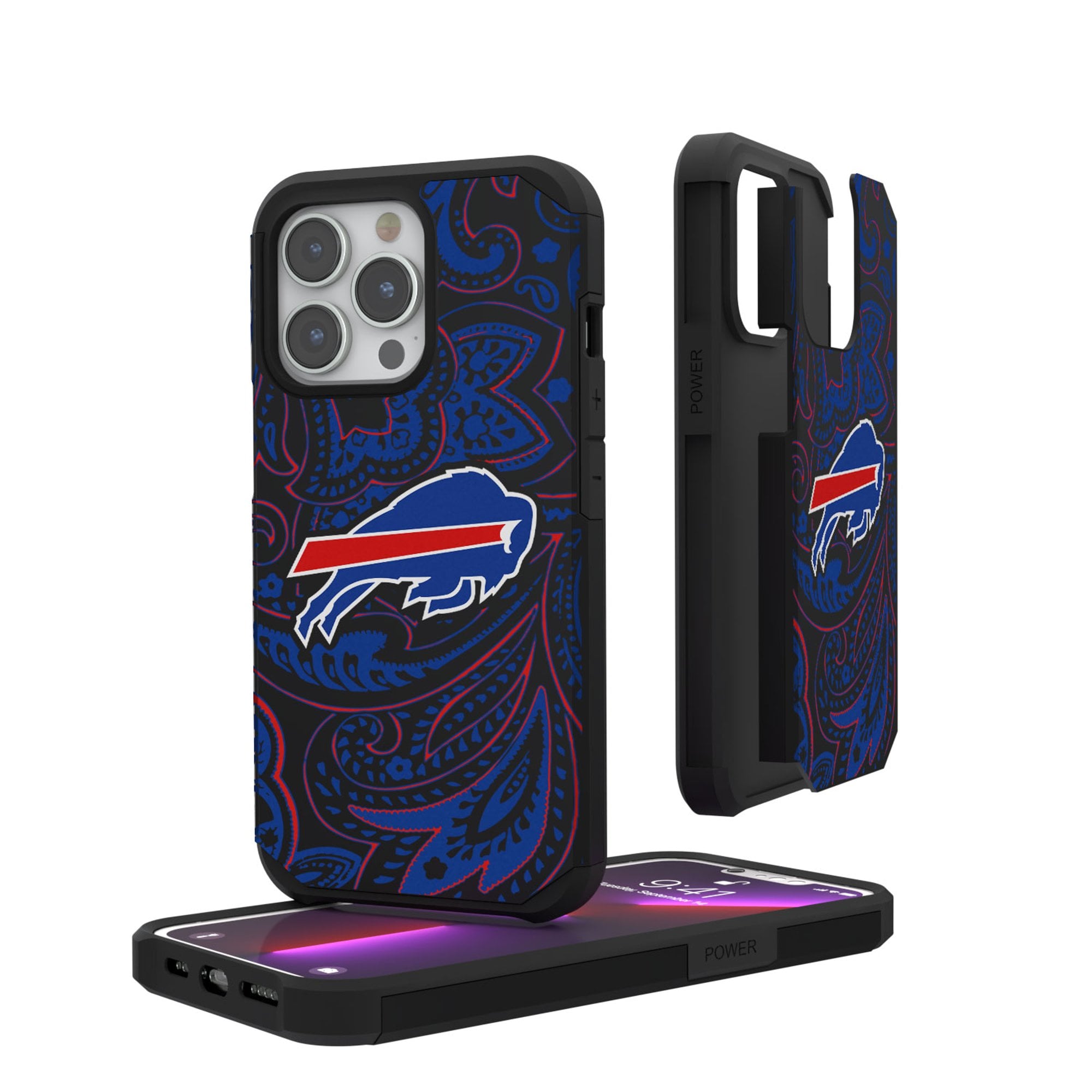 Buffalo Bills iPhone Rugged Paisley Design Case Buffalo Bills iPhone Rugged Paisley Design Case