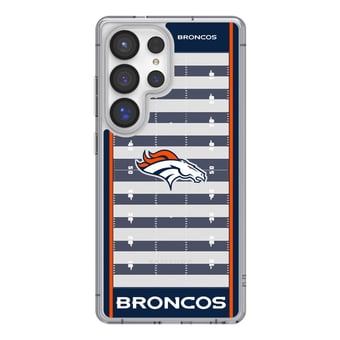 Denver Broncos Galaxy Clear Field Design Case