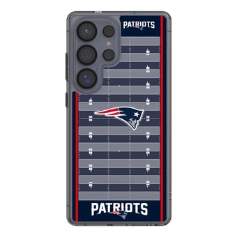 New England Patriots Galaxy Clear Field Design Case