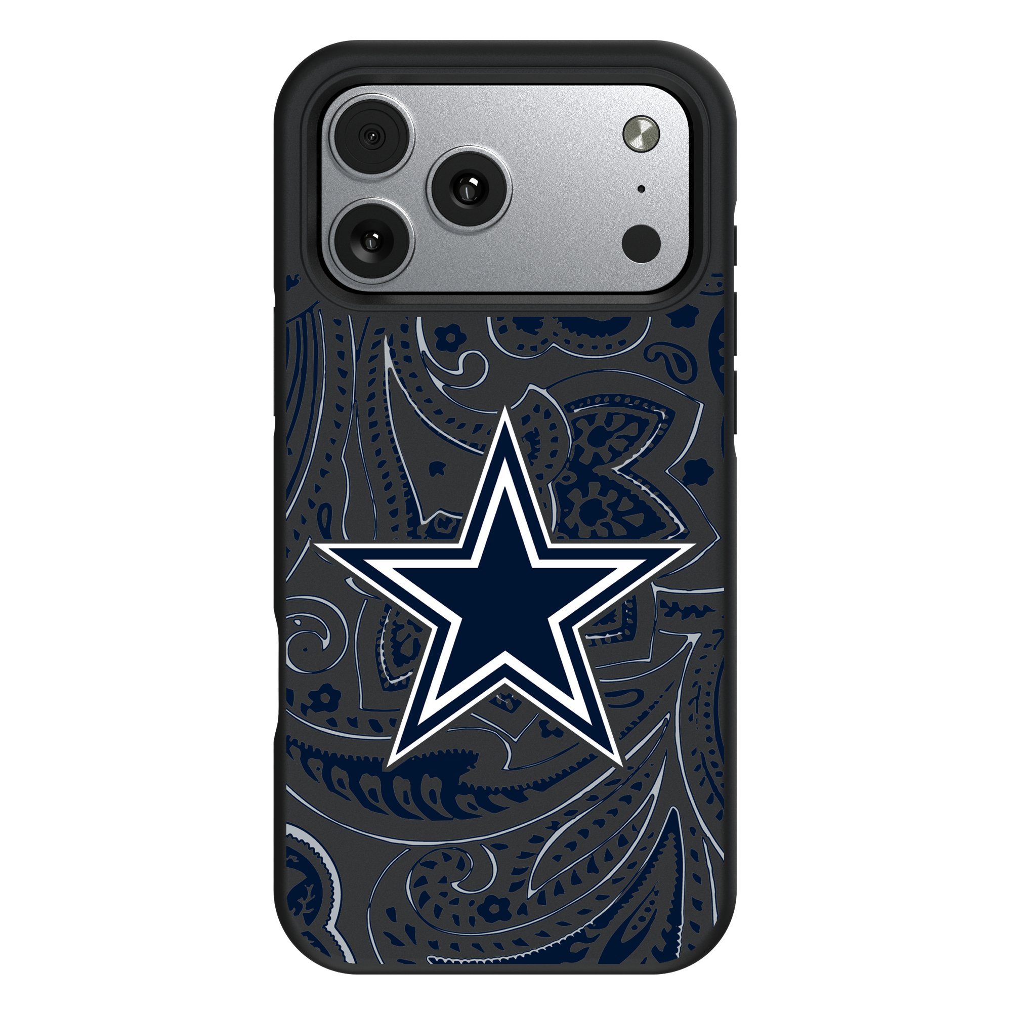 Keyscaper - NFL - Dallas Cowboys Bump Case with 8.2ft Drop Protection - 16 Pro Max - Multicolor
