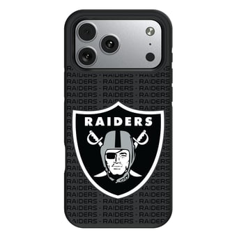Keyscaper Las Vegas Raiders Bump Case with 8.2ft Drop Protection