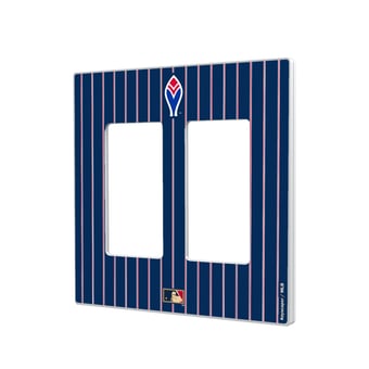 Atlanta Braves 1972-1975 Cooperstown Pinstripe Double Rocker Light Switch Plate
