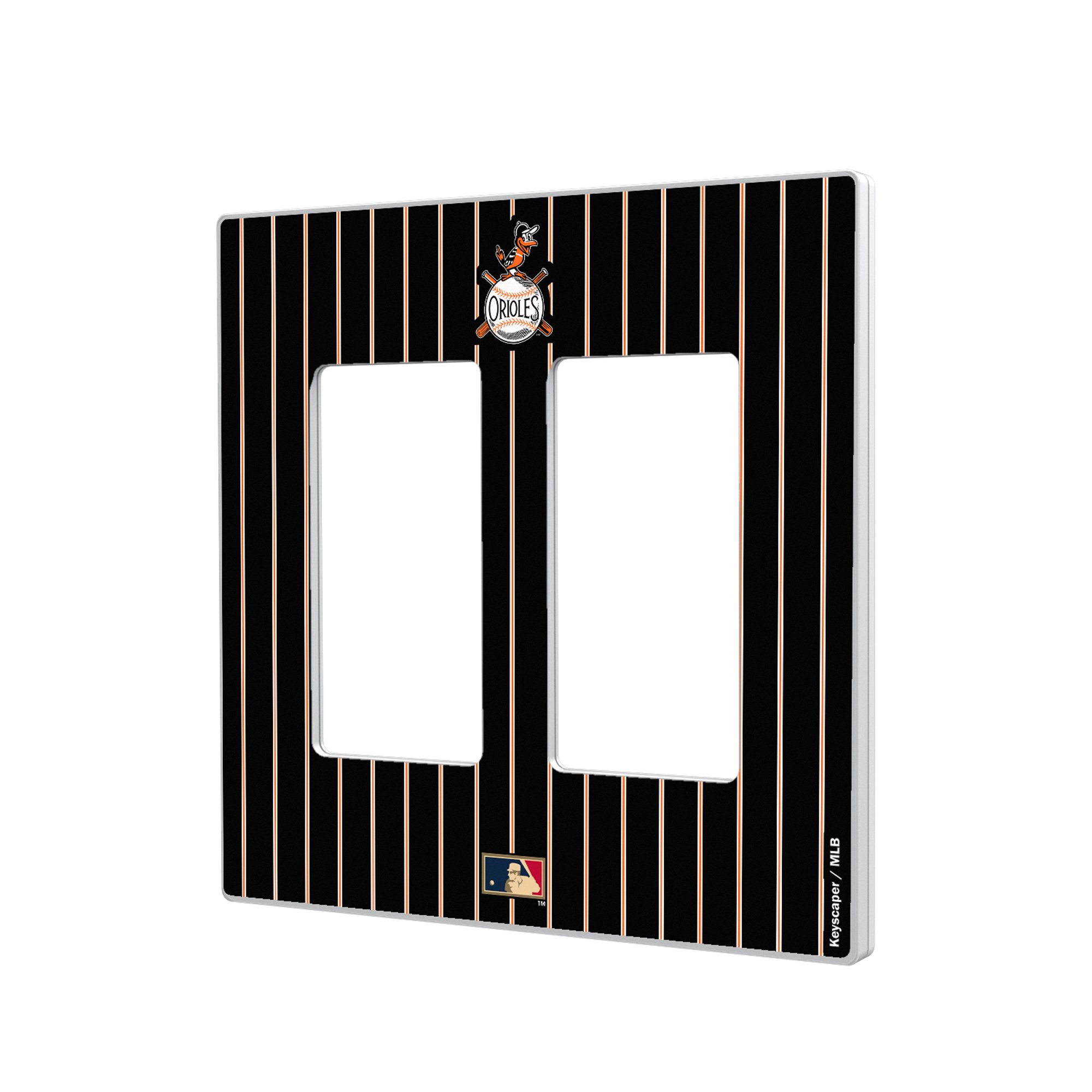 Baltimore Orioles 1954-1963 Cooperstown Pinstripe Double Rocker Light Switch Plate