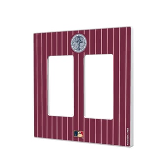 Philadelphia Phillies 1915-1943 Cooperstown Pinstripe Double Rocker Light Switch Plate