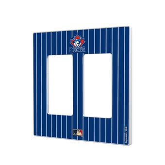 Toronto Blue Jays 1997-2002 Cooperstown Pinstripe Double Rocker Light Switch Plate