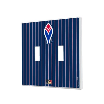 Atlanta Braves 1972-1975 Cooperstown Pinstripe Double Toggle Light Switch Plate
