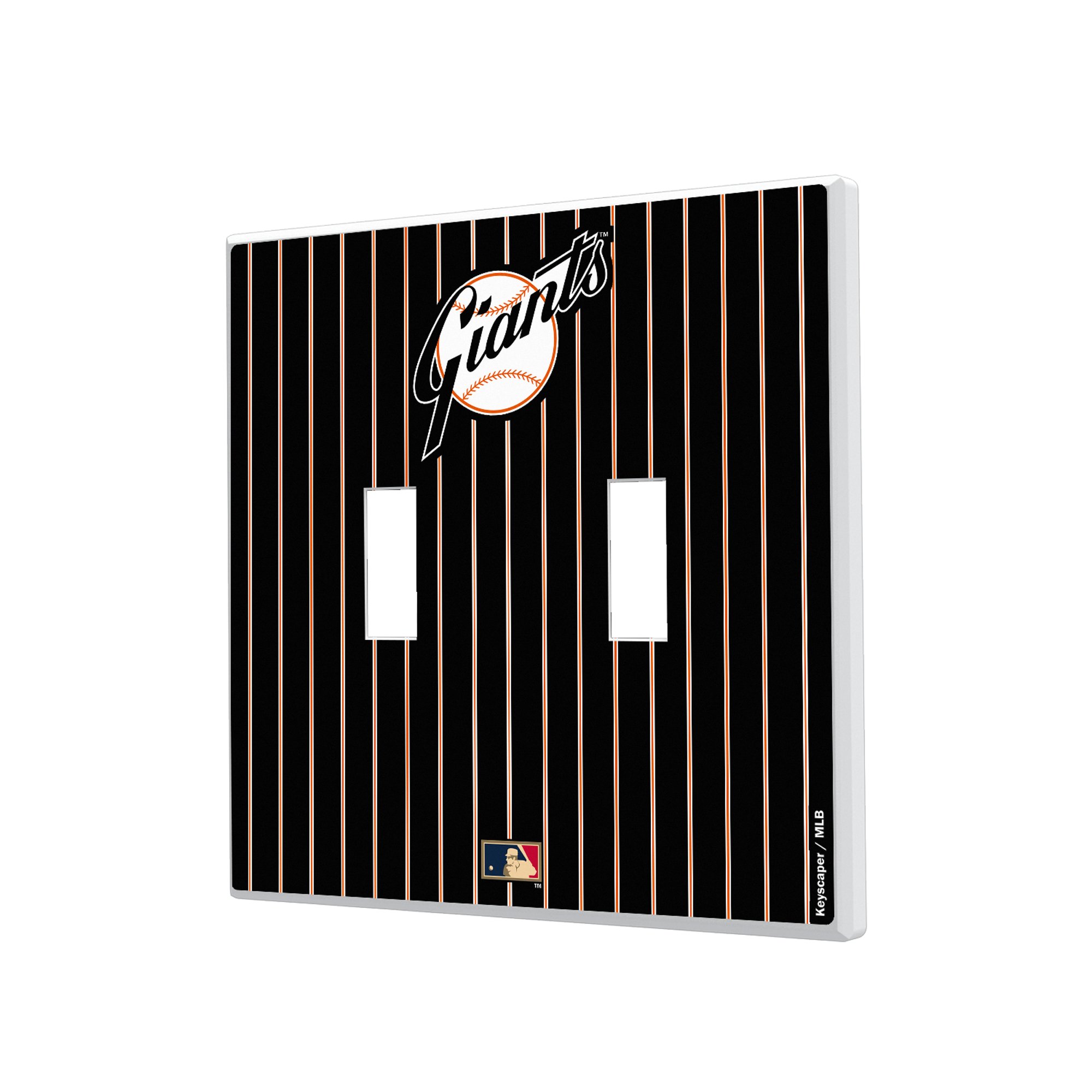 San Francisco Giants 1958-1967 Cooperstown Pinstripe Double Toggle Light Switch Plate