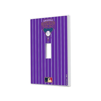 Arizona Diamondbacks 1999-2006 Cooperstown Pinstripe Single Toggle Light Switch Plate