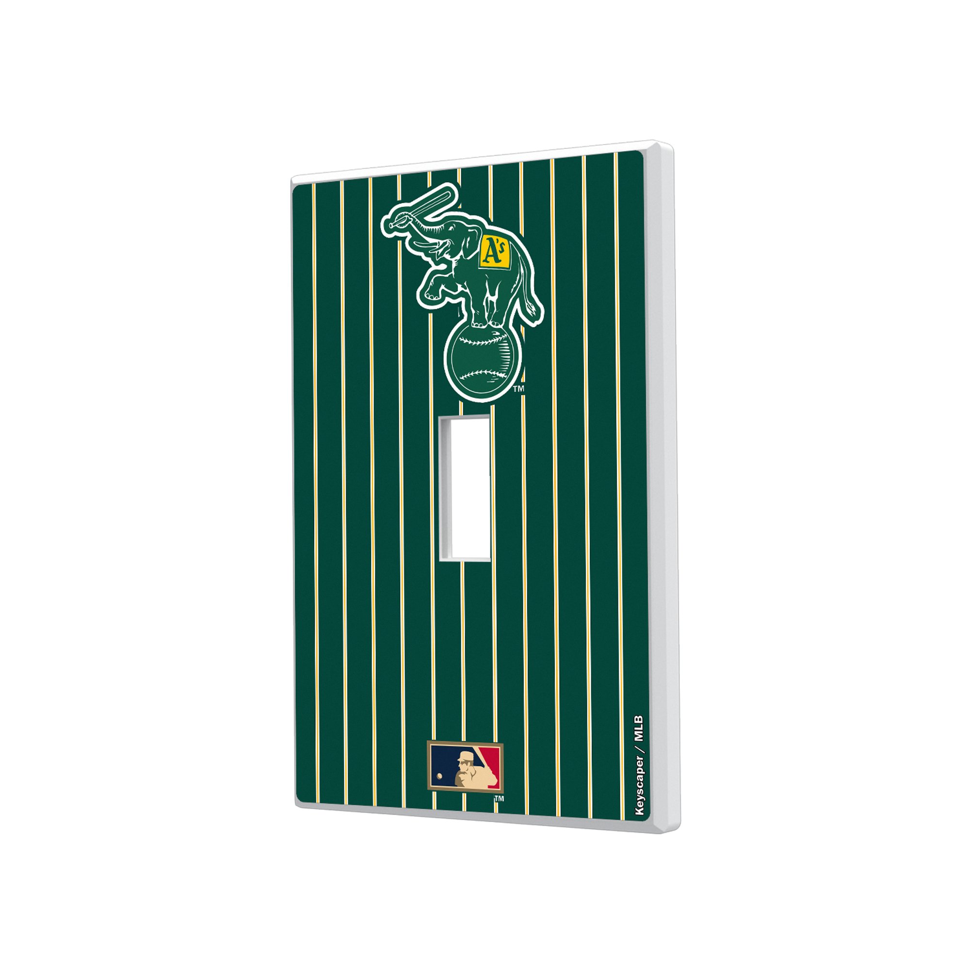 Athletics - Cooperstown Pinstripe Single Toggle Light Switch Plate