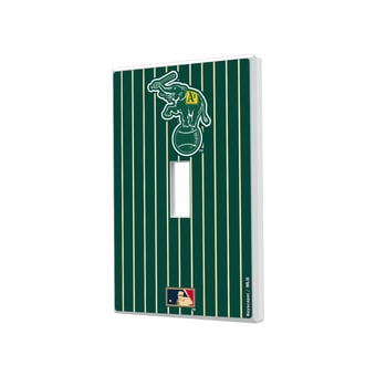 Athletics - Cooperstown Pinstripe Single Toggle Light Switch Plate