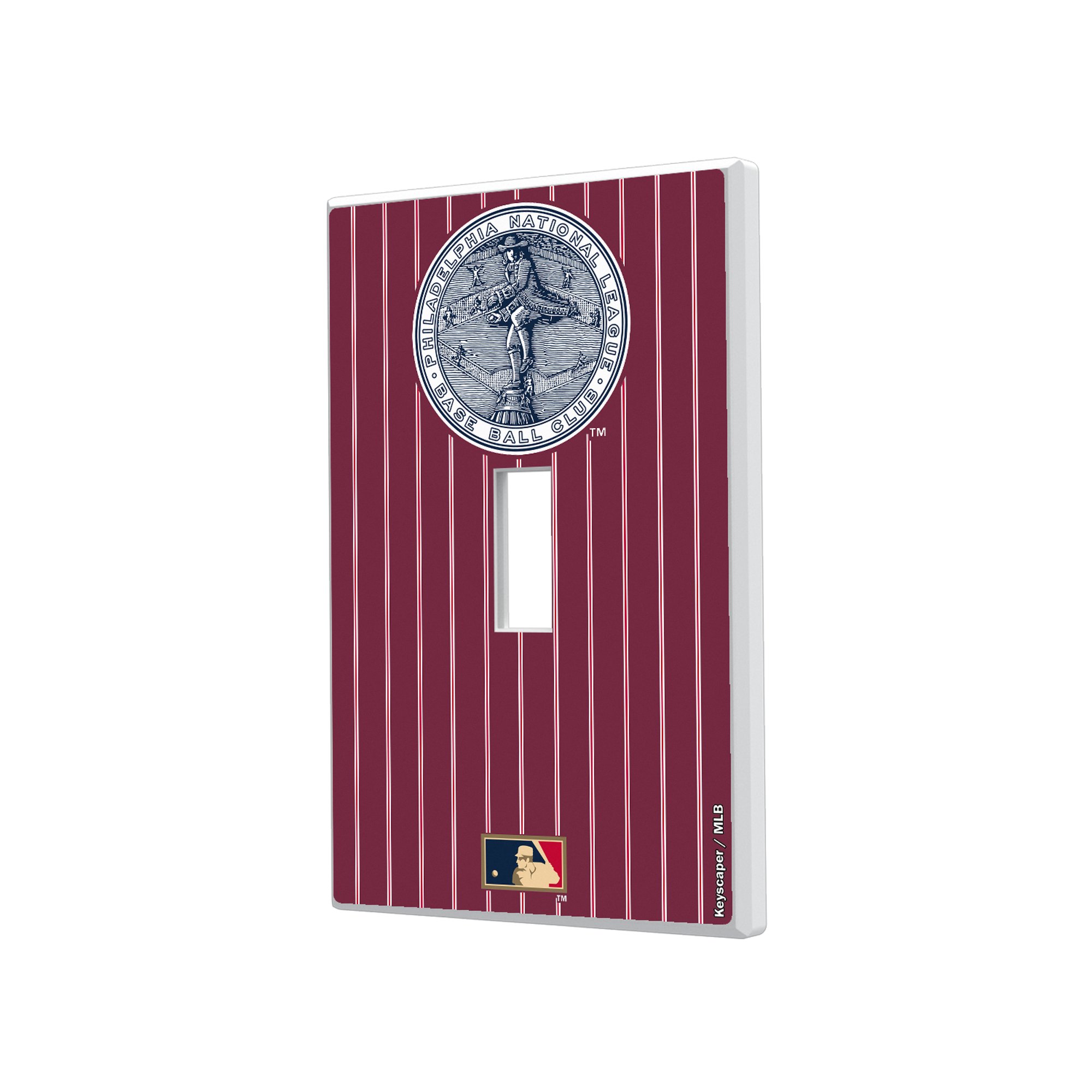 Philadelphia Phillies - Cooperstown Pinstripe Single Toggle Light Switch Plate