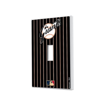 San Francisco Giants 1958-1967 Cooperstown Pinstripe Single Toggle Light Switch Plate