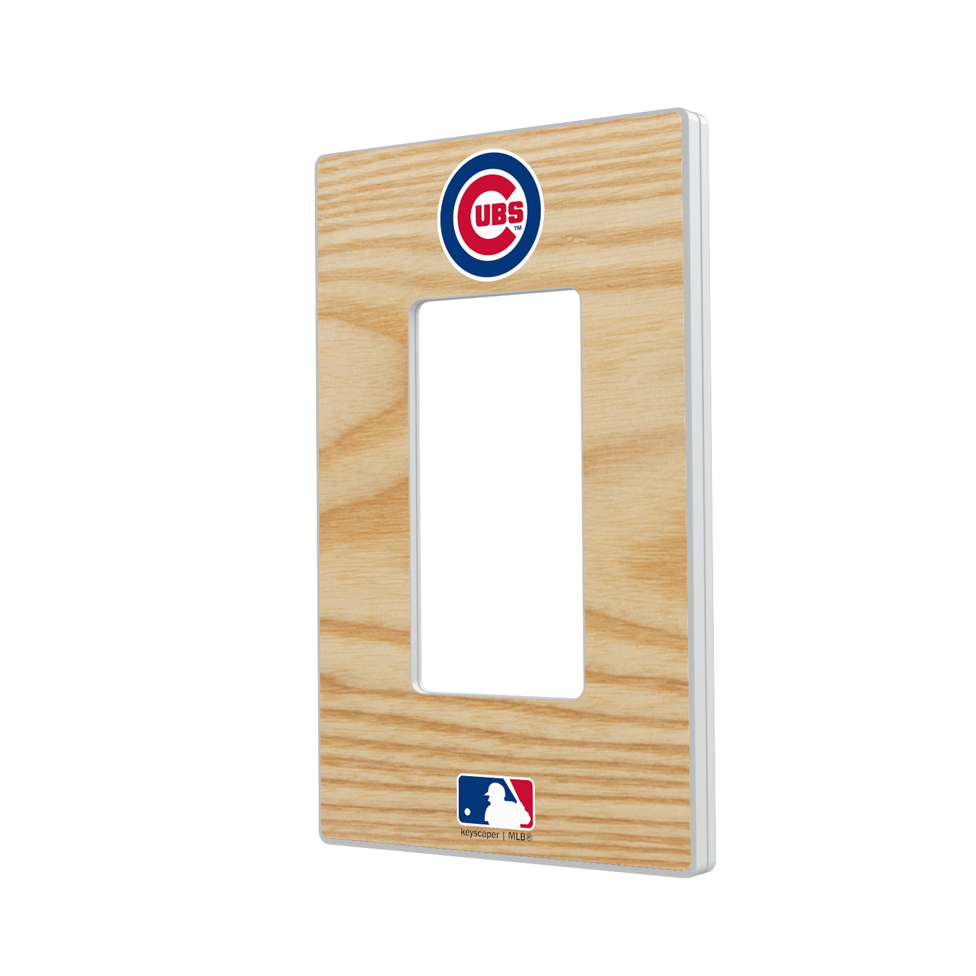 Chicago Cubs Baseball Bat Design Single Rocker Light Switch Plate