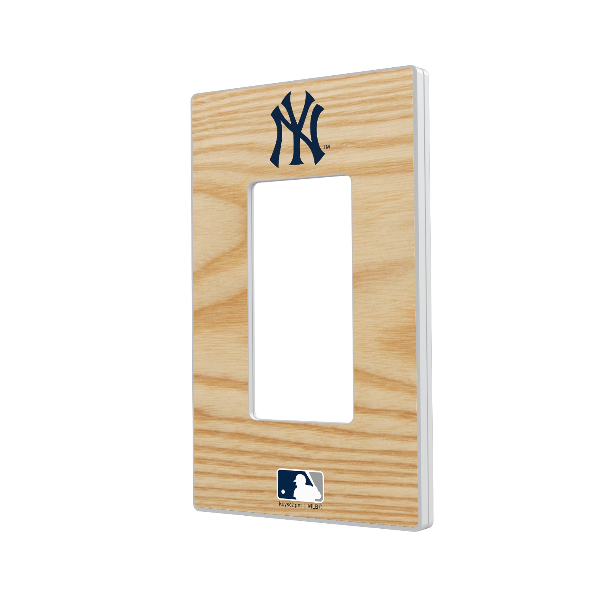New York Yankees Baseball Bat Design Single Rocker Light Switch Plate