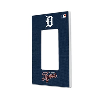 Detroit Tigers Solid Single Rocker Light Switch Plate
