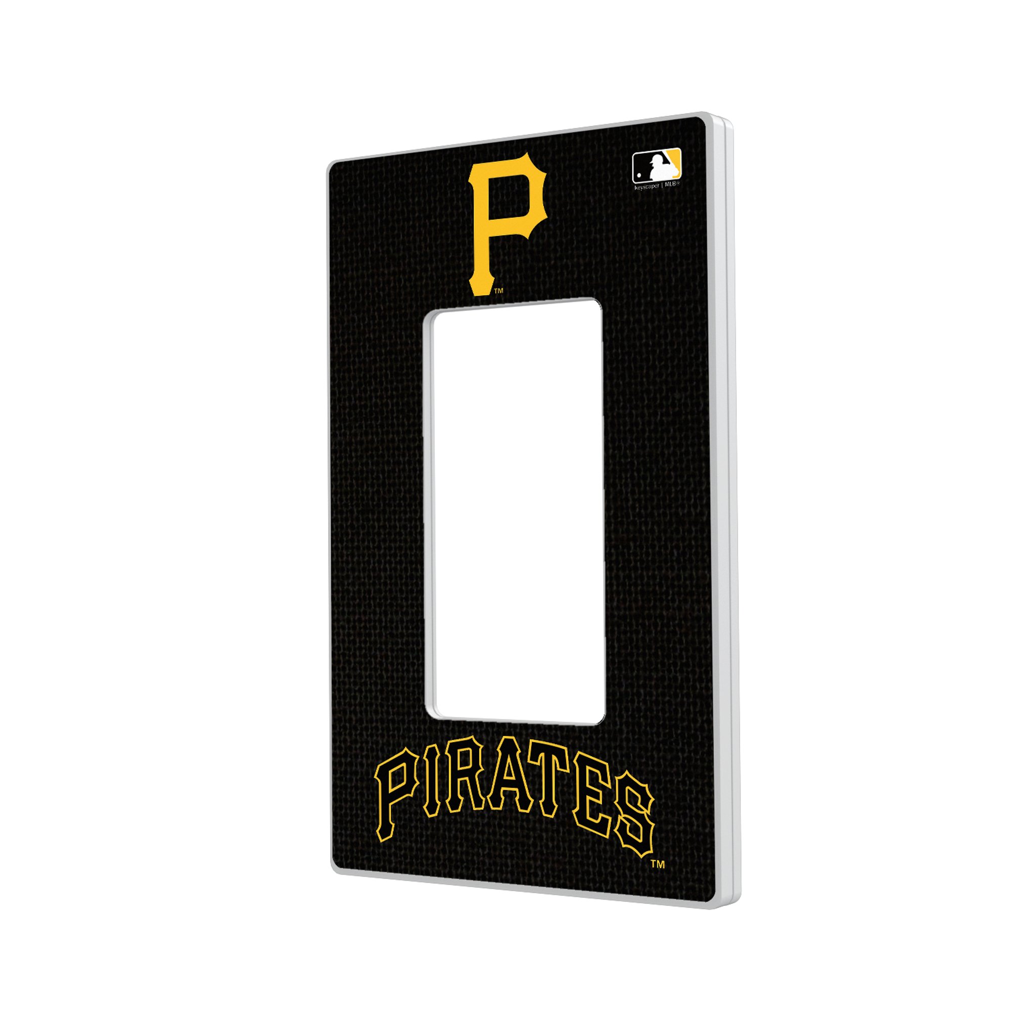 Pittsburgh Pirates Solid Single Rocker Light Switch Plate