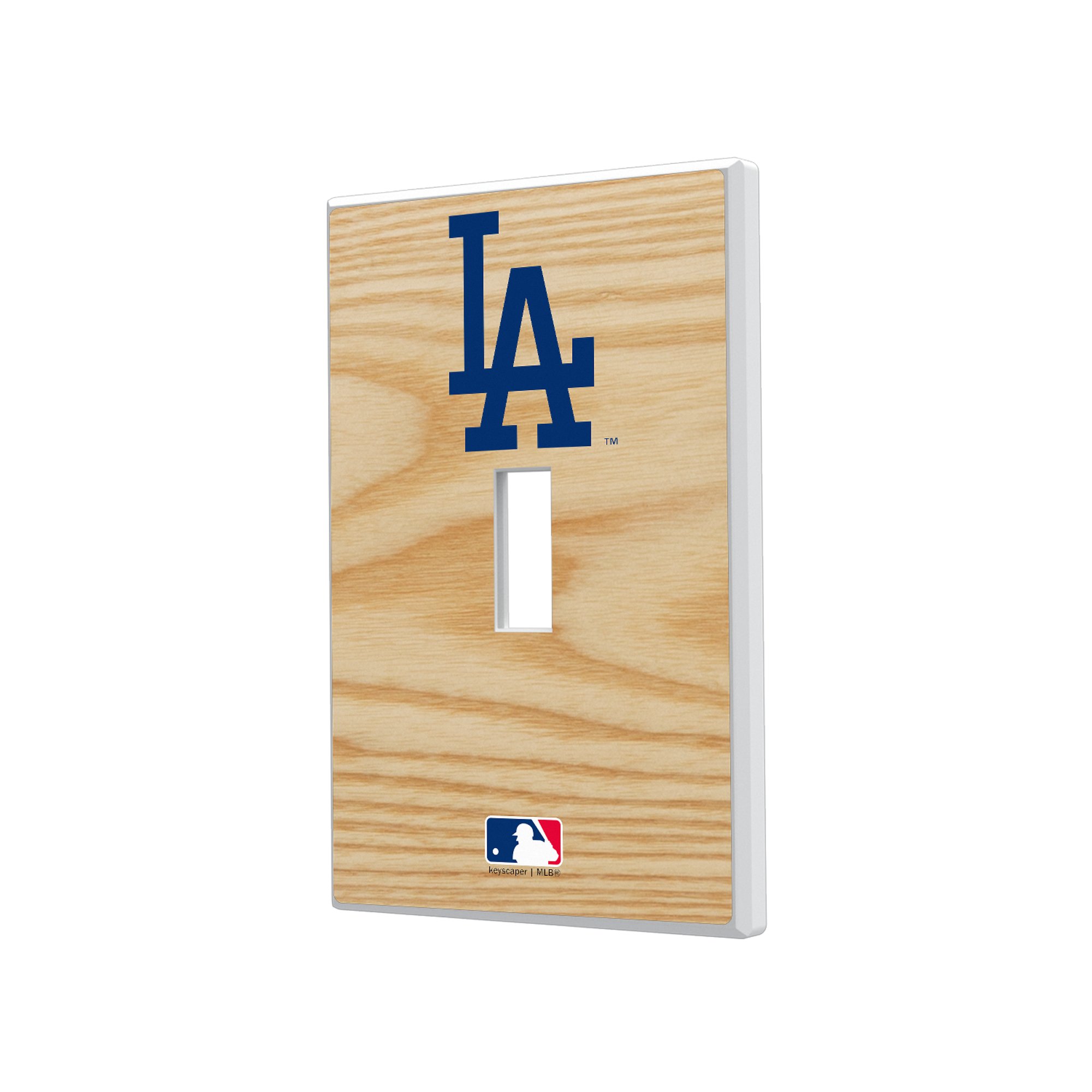Los Angeles Dodgers Baseball Bat Design Single Toggle Light Switch Plate