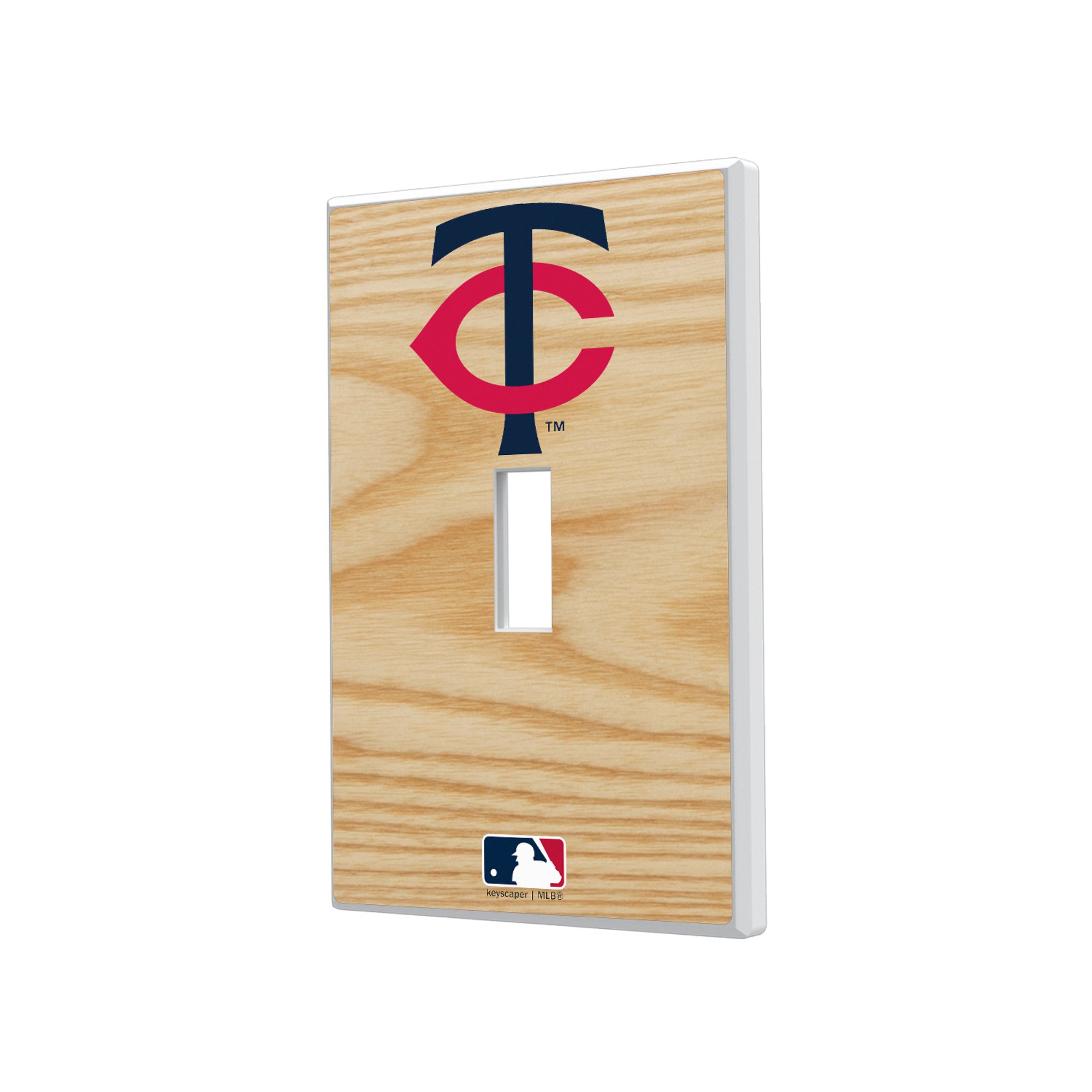 Minnesota Twins Baseball Bat Design Single Toggle Light Switch Plate